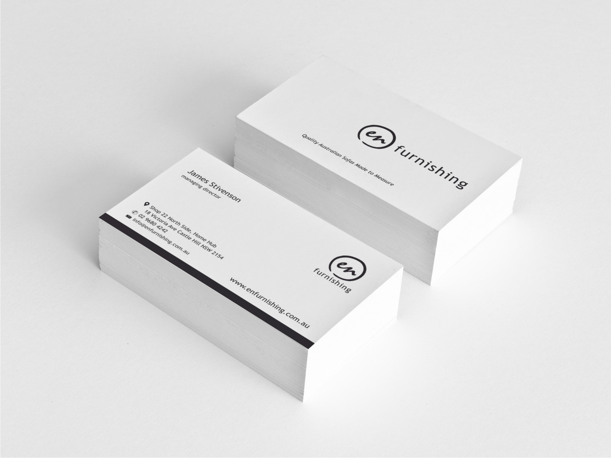 Business Card Design by Atvento Graphics for En Furnishing | Design #3312787