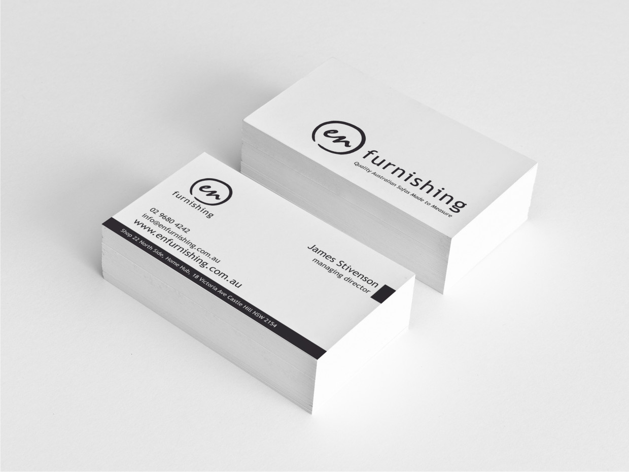Business Card Design by Atvento Graphics for En Furnishing | Design #3321713