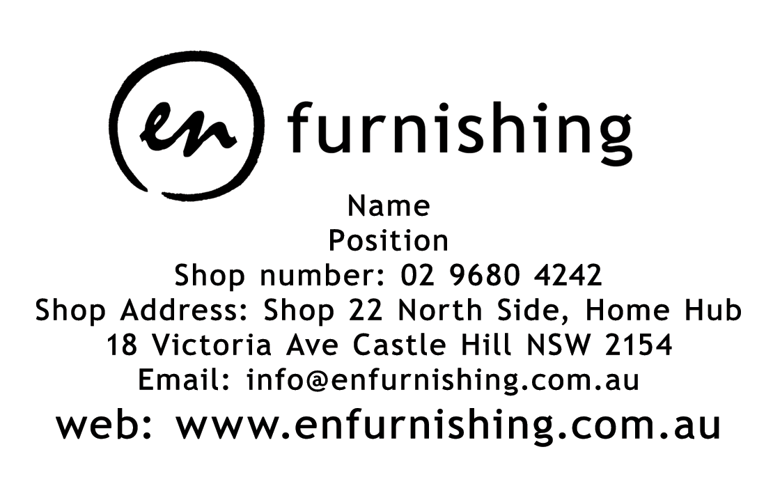 Diseño de Tarjeta de Presentación por Jellie para En Furnishing | Diseño #3310806