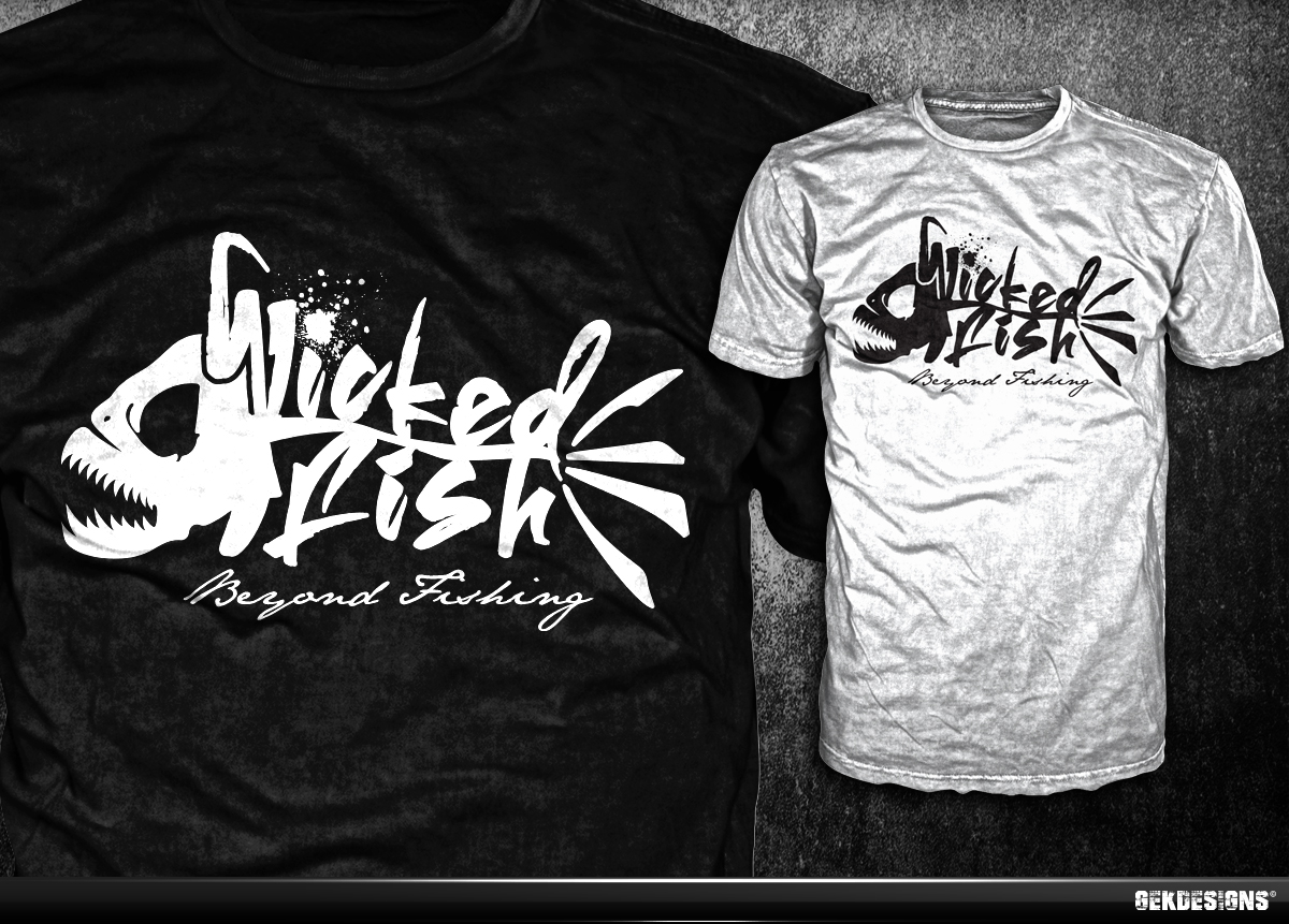 Diseño de Camiseta por gekgrfx para Wicked Fish Apparel, LLC | Diseño #3326519