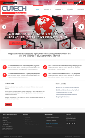 Wordpress Design by Roy