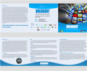 Brochure Design by Akaram Advertising for Breakout Media | Design #3378789
