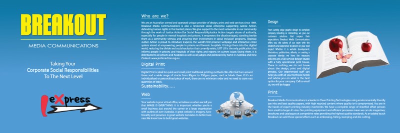 Brochure Design by marcuslee for Breakout Media | Design #3359144
