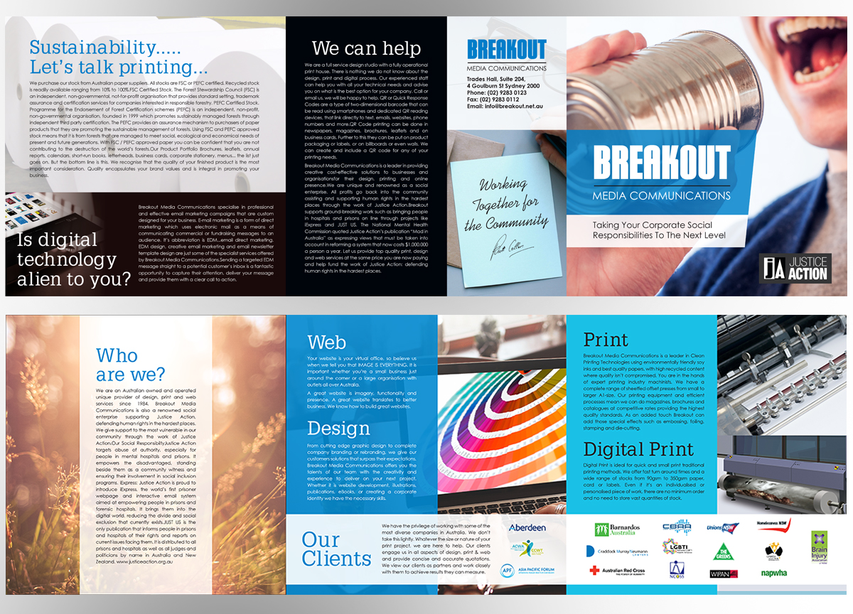 Brochure Design by laxman2creative for Breakout Media | Design #3371627