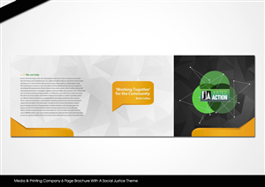 Media & Printing Company 6 Page Brochure with a Social Justice Theme | Diseño de Brochure por disign