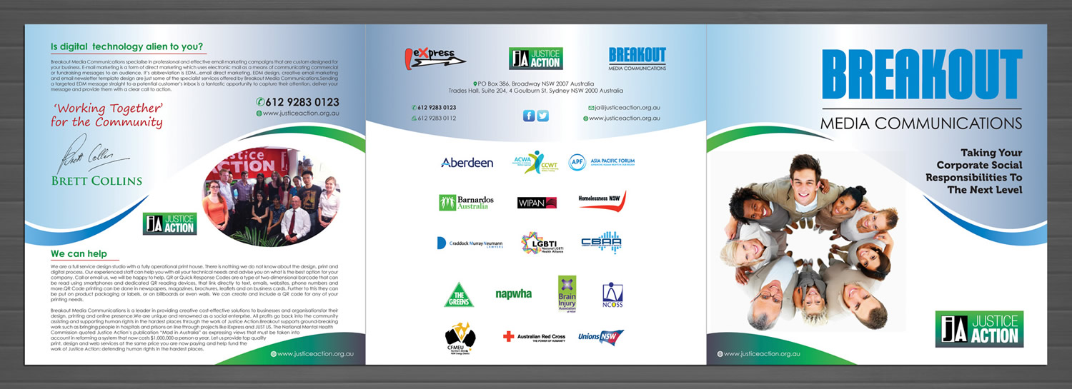 Brochure Design by Sbss for Breakout Media | Design #3353415