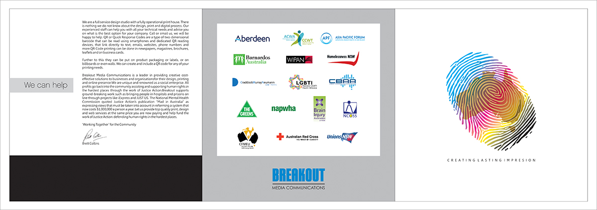 Brochure Design by dkthedon for Breakout Media | Design #3429366