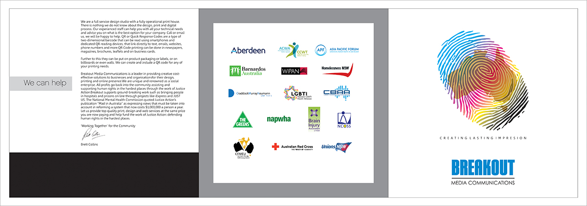 Brochure Design by dkthedon for Breakout Media | Design #3429376