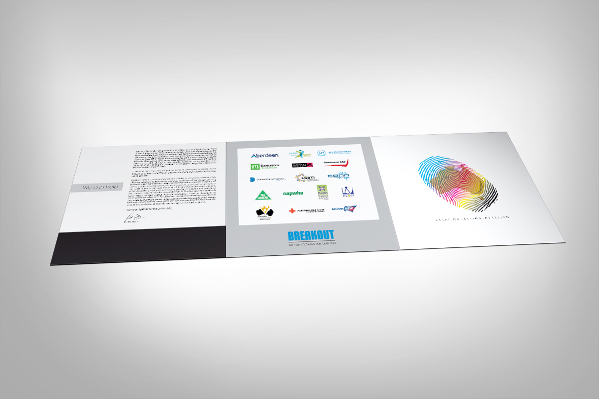 Brochure Design by dkthedon for Breakout Media | Design #3429392