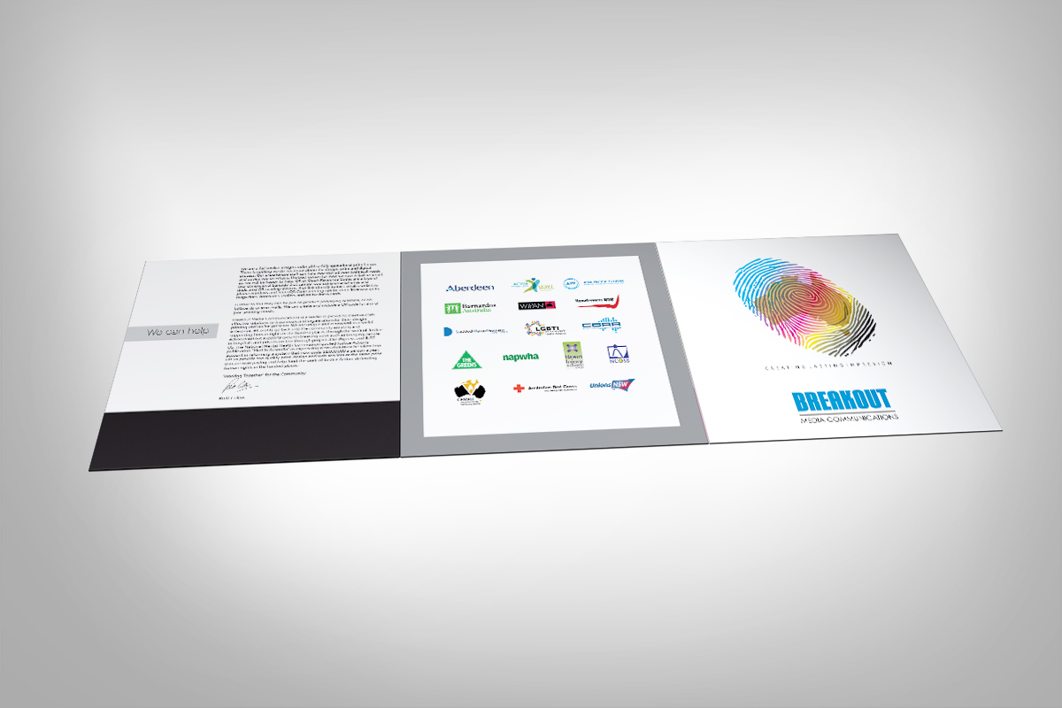 Brochure Design by dkthedon for Breakout Media | Design #3429397