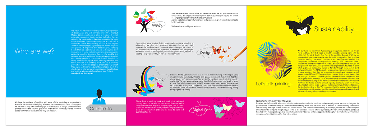 Brochure Design by dkthedon for Breakout Media | Design #3431211