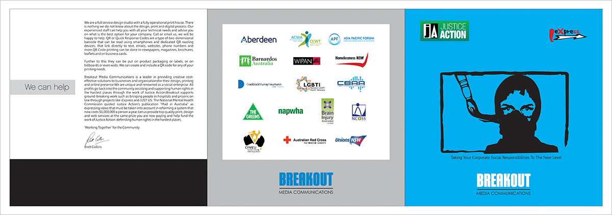 Brochure Design by dkthedon for Breakout Media | Design #3431371