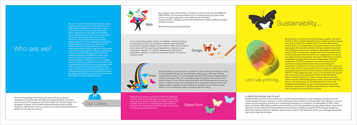 Brochure Design by dkthedon for Breakout Media | Design #6487683