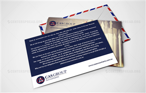Postcard Design by CENTERSPREAD for this project | Design: #3328379