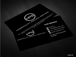 Business Card Design by Sarah Haroon for this project | Design: #3326040