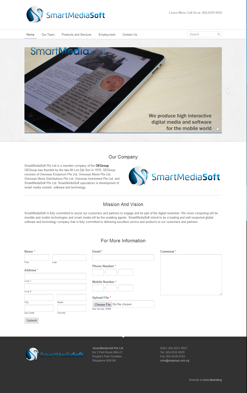 Web Design by Irmo Marketing for this project | Design #3322903