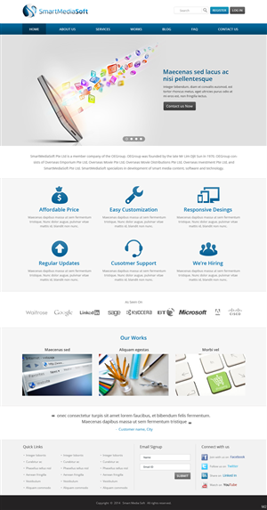 Web Design by pb for this project | Design: #3348558