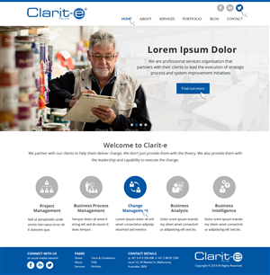 Diseño Web por Nelsur para Clarit-e Pty Ltd | Diseño: #3366188