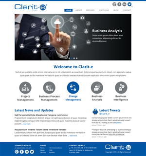 Diseño Web por Nelsur para Clarit-e Pty Ltd | Diseño: #3395301