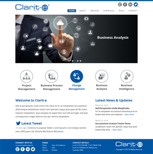 Diseño Web por Nelsur para Clarit-e Pty Ltd | Diseño: #3397004
