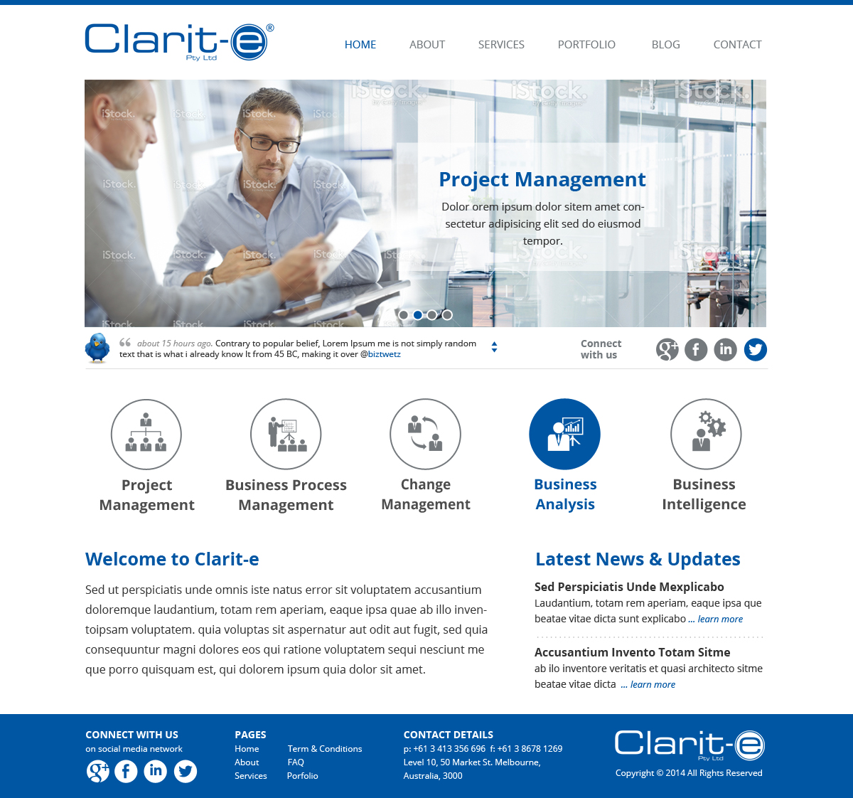 Web Design by Nelsur for Clarit-e Pty Ltd | Design #3397099