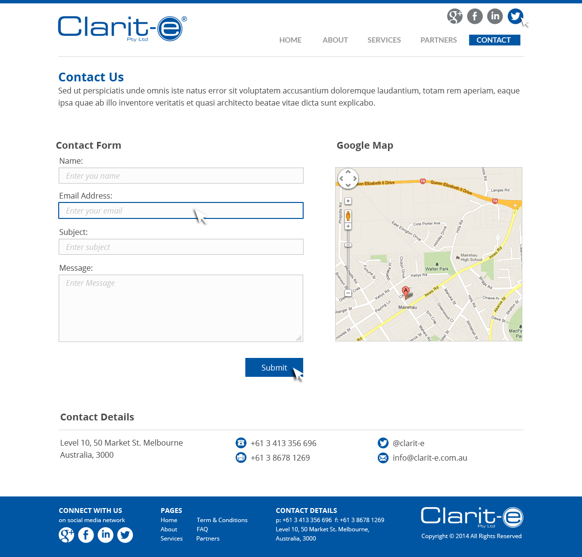 Web Design by Nelsur for Clarit-e Pty Ltd | Design #3414312