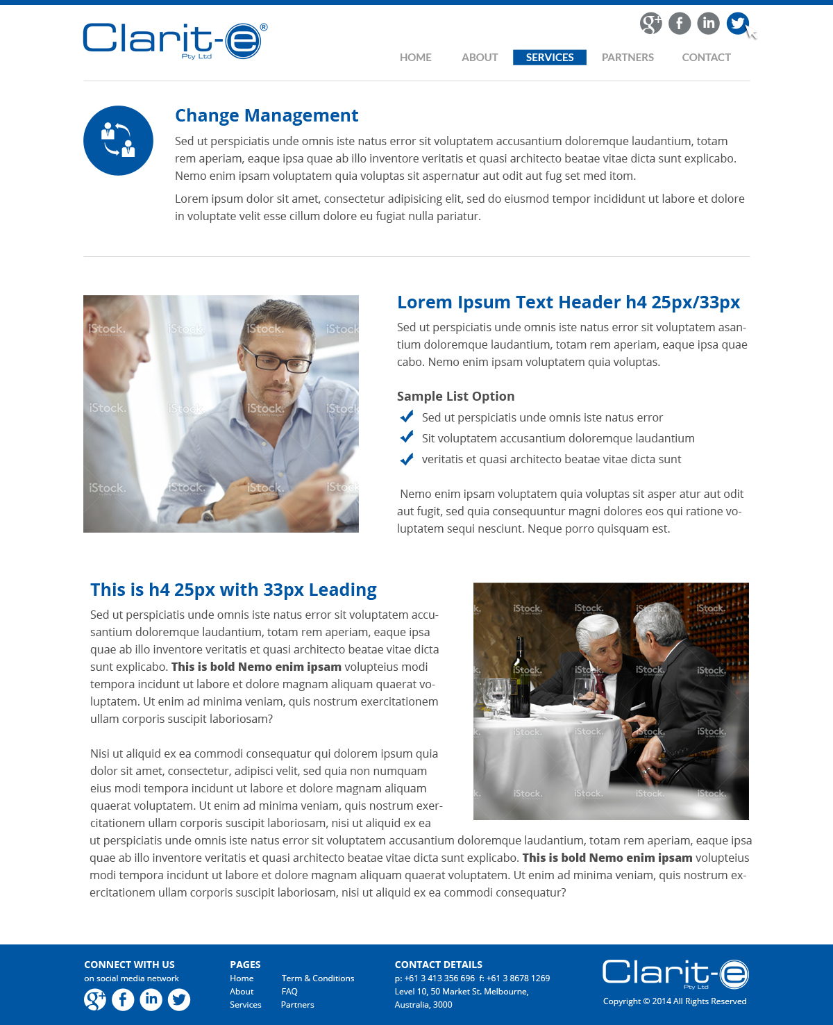 Web Design by Nelsur for Clarit-e Pty Ltd | Design #3414373