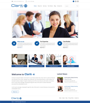 Web Design by ThemeDesk Technology for Clarit-e Pty Ltd | Design: #3373496
