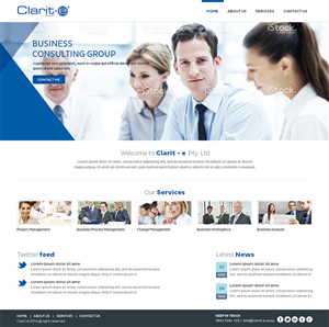 Website Design for a different kind of Business Consulting organisation needed! | Web Design by Mayank Patel