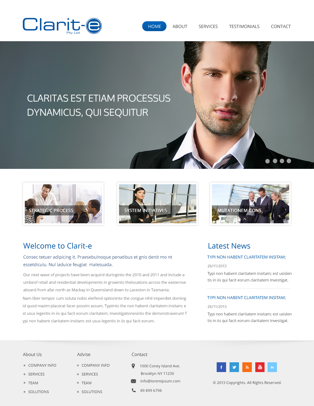 Web Design by pb for Clarit-e Pty Ltd | Design #3376925