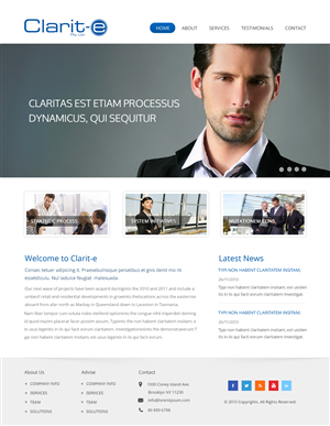 Web Design by pb for Clarit-e Pty Ltd | Design: #3376925