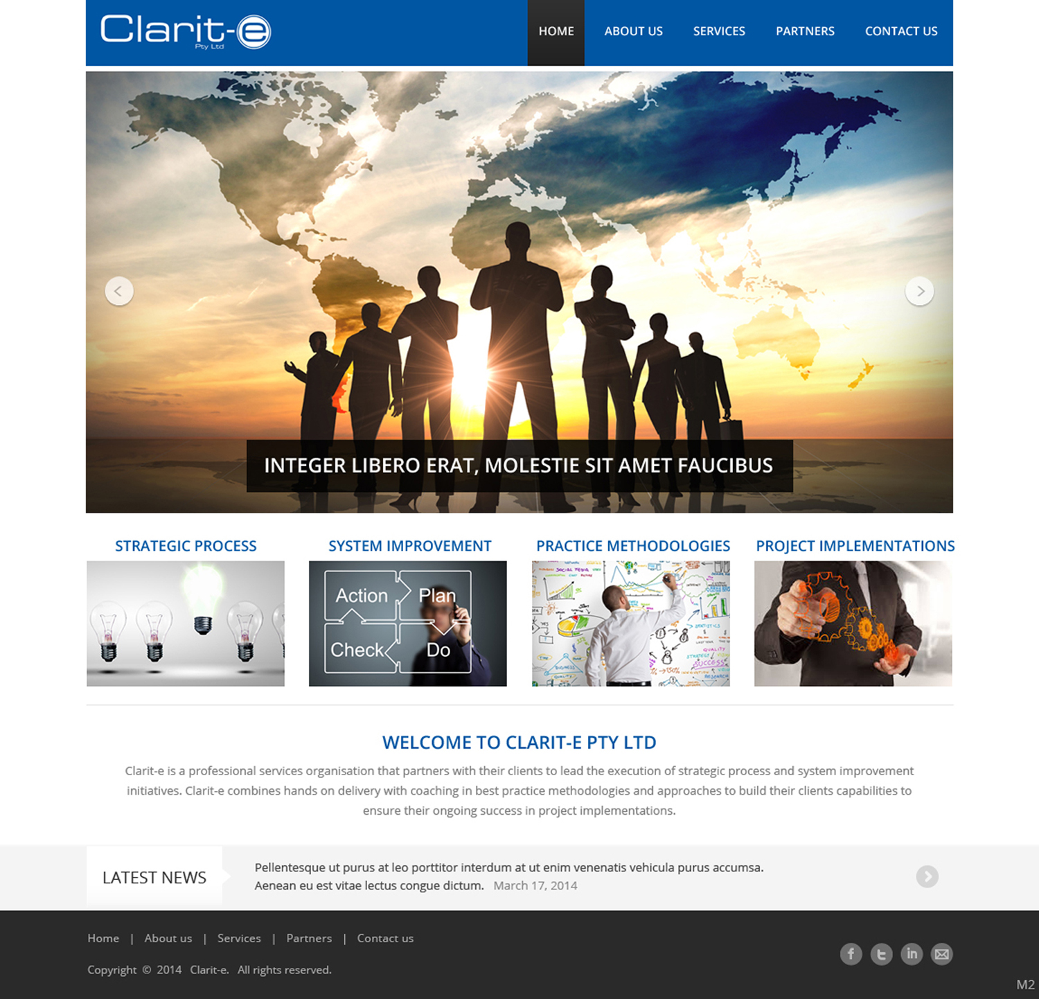 Web Design by pb for Clarit-e Pty Ltd | Design #3376960