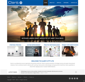 Web Design by pb for Clarit-e Pty Ltd | Design: #3376960