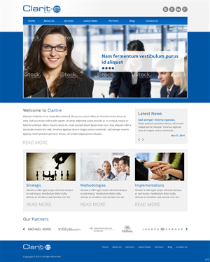 Web Design by pb for Clarit-e Pty Ltd | Design: #3382813