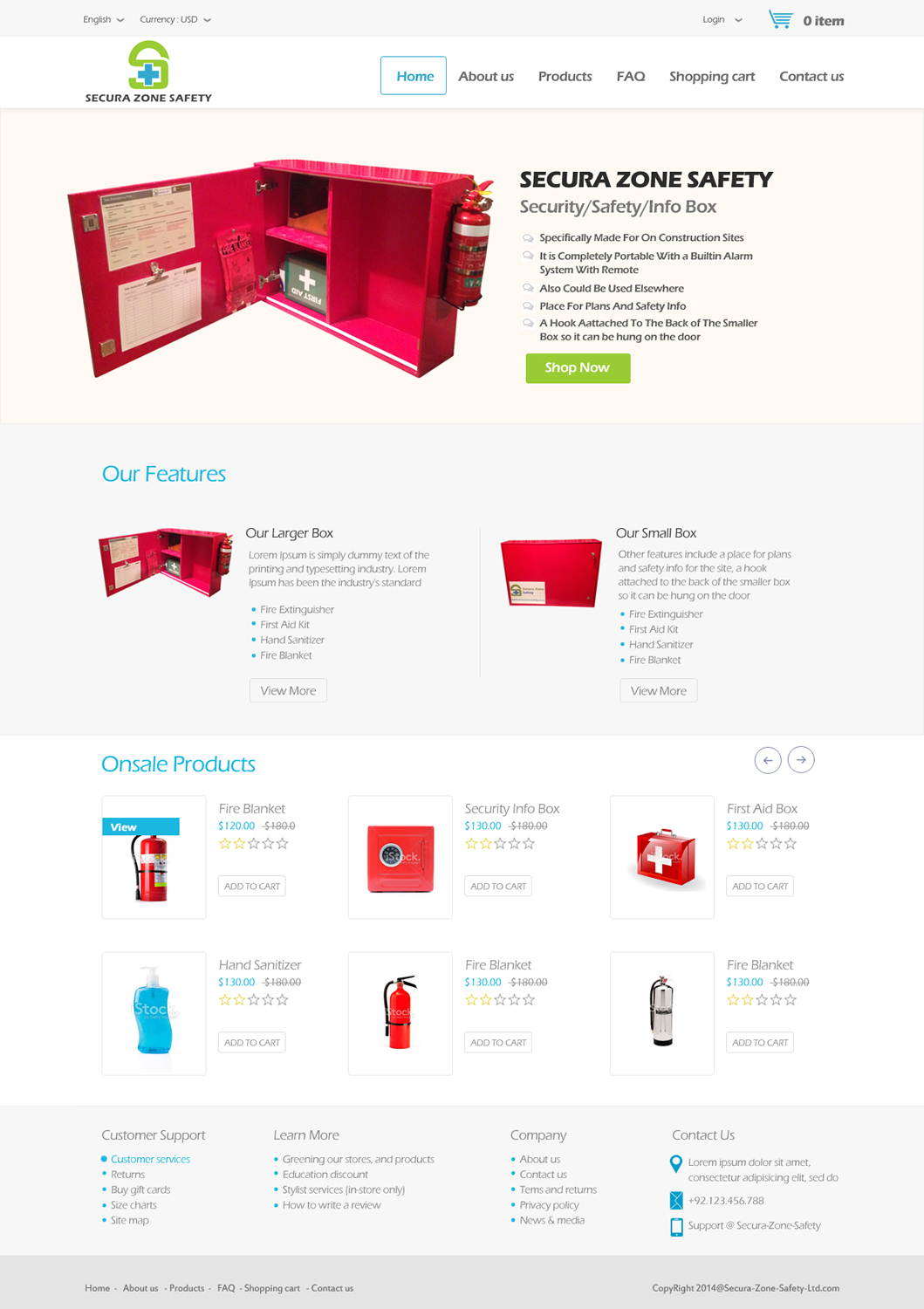 Diseño Web por TechWise para Secura Zone Safety | Diseño #3391946