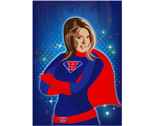 Create a Graphic Design of Your Favourite Celebrity Mum as a Superhero! | Diseño Gráfico por TRHZ