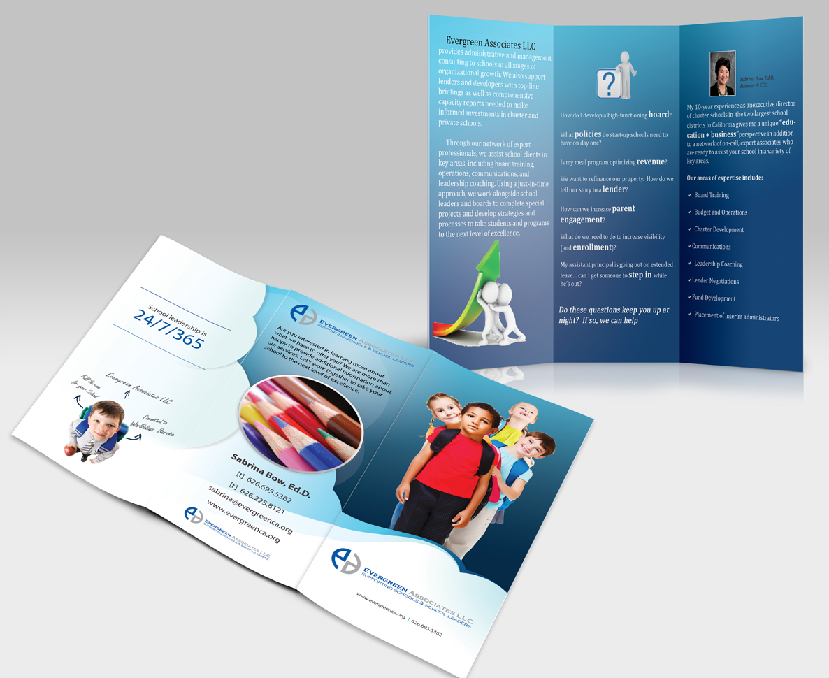 Brochure Design by Akaram Advertising for Evergreen Associates LLC | Design #3358008