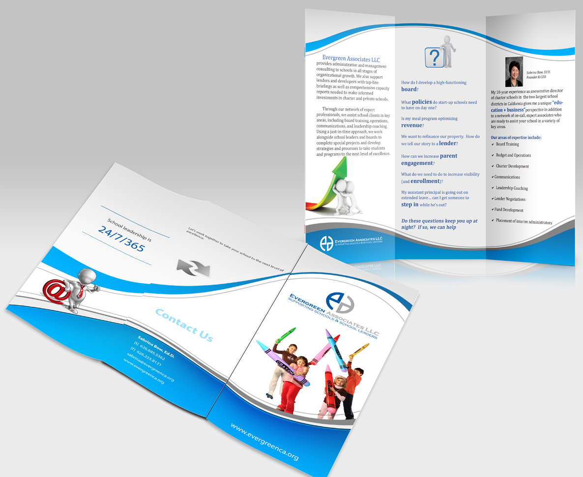 Brochure Design by Akaram Advertising for Evergreen Associates LLC | Design #3376891