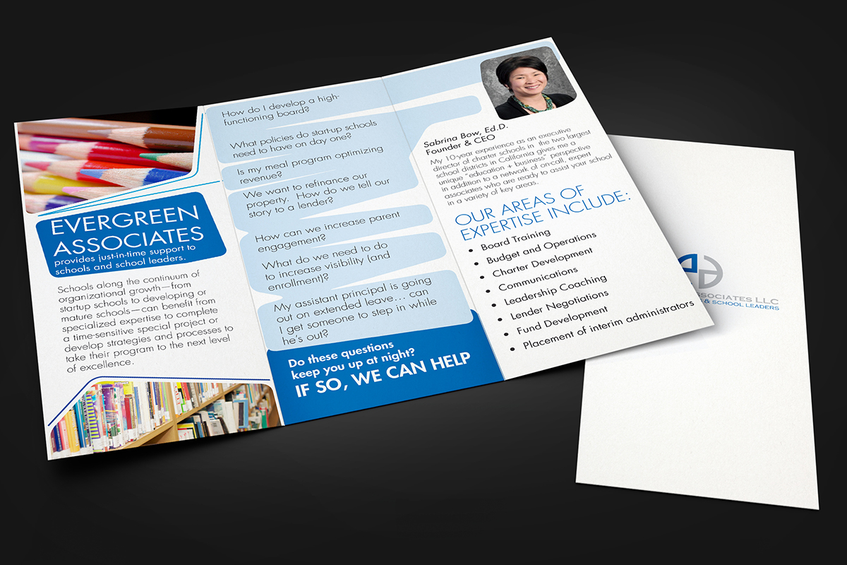 Brochure Design by ceramicristi for Evergreen Associates LLC | Design #3421734