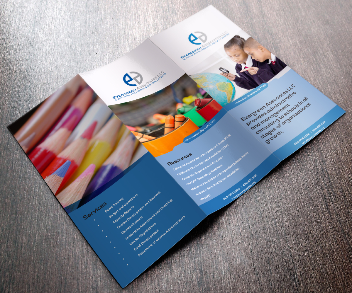 Brochure Design by the.x for Evergreen Associates LLC | Design #3766136