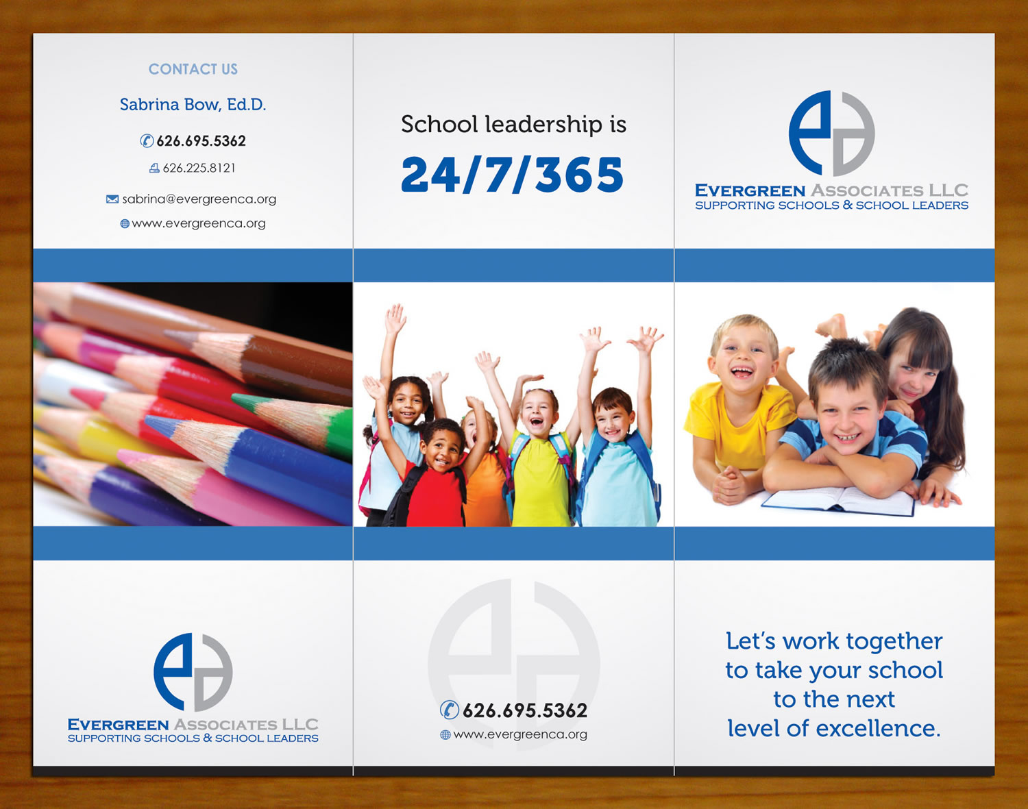 Brochure Design by Sbss for Evergreen Associates LLC | Design #3359110