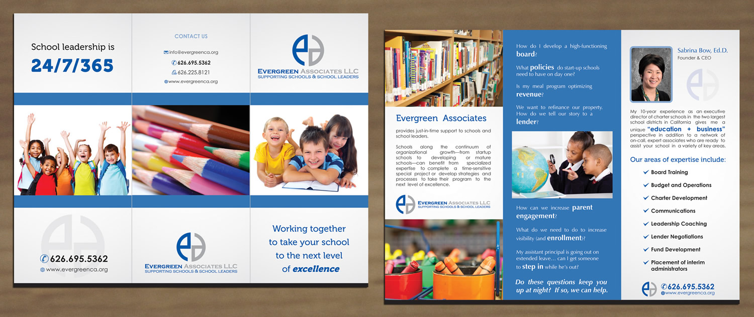 Design de Brochure par Sbss pour Evergreen Associates LLC | Design #3364856