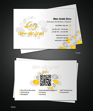 Visitenkarten-Design von Pixeleas für dev-sky.net | Design: #3322752