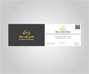 Business Card Design by Yesternight Studios for dev-sky.net | Design #3320238