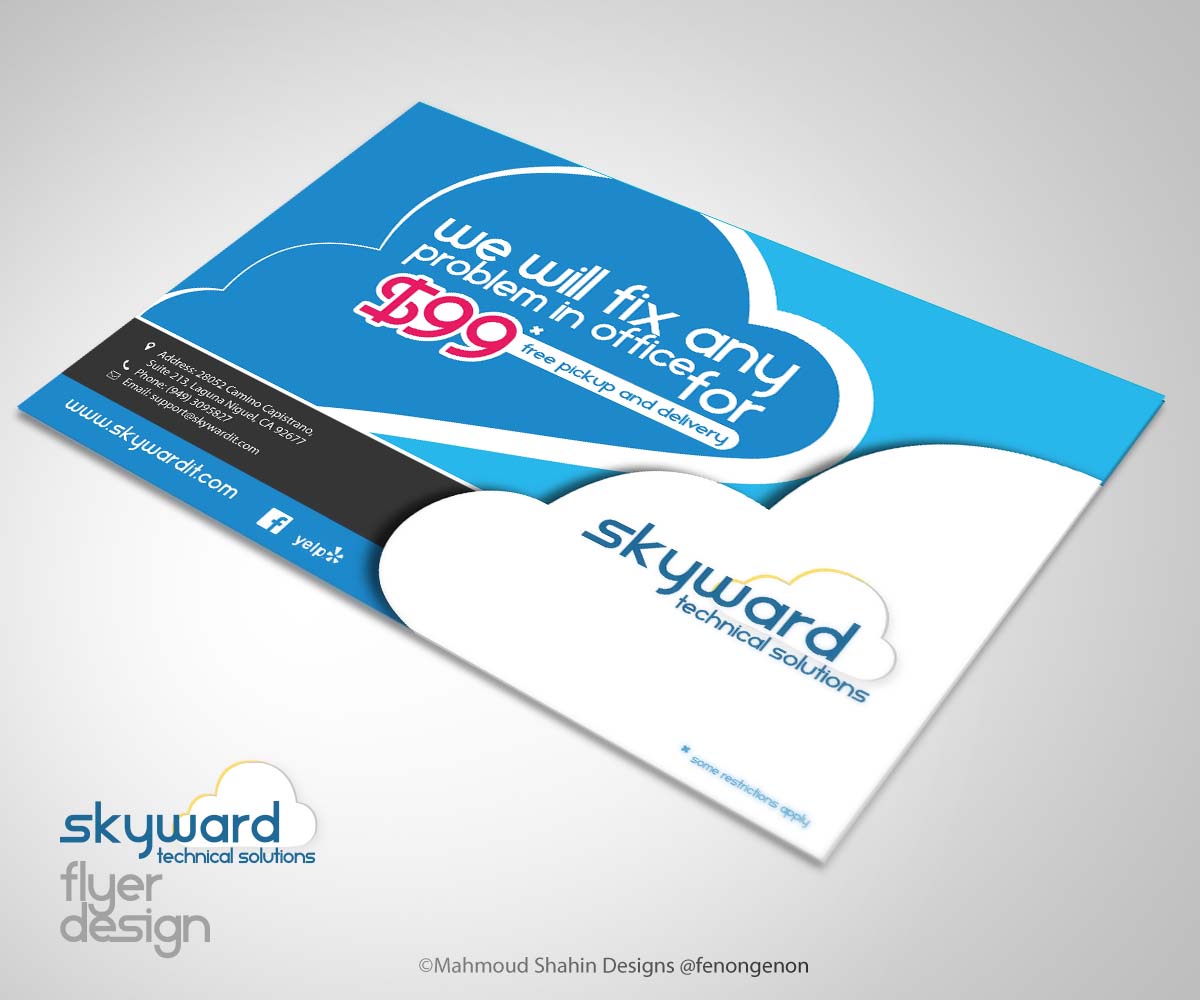 Flyer Design by Mahmoud Shahin for this project | Design #3332877