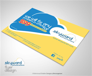 Flyer Design by Mahmoud Shahin for this project | Design: #3332888