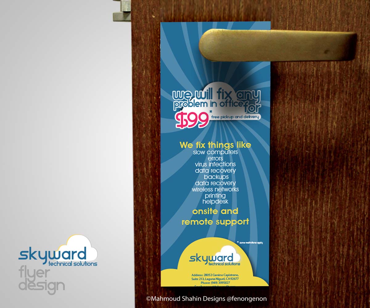 Flyer Design by Mahmoud Shahin for this project | Design #3346906