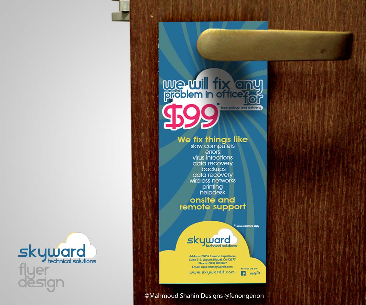 Flyer Design by Mahmoud Shahin for this project | Design #3346919