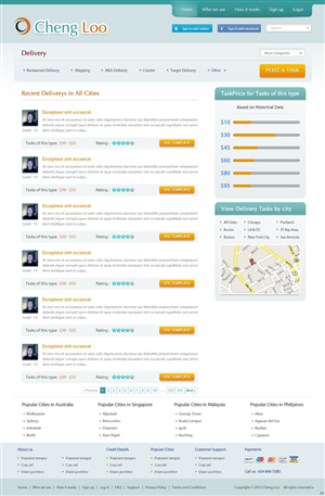 Web-Design von pb für dieses Projekt | Design: #828455