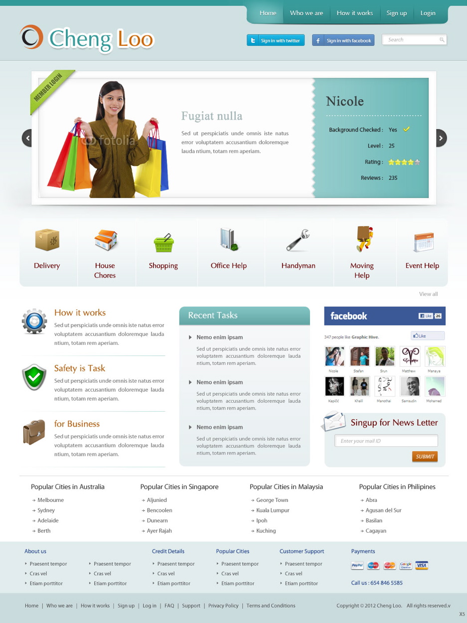 Web Design by pb for this project | Design #828457